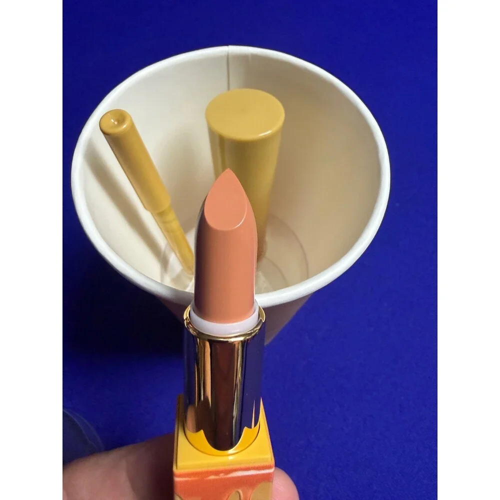 Glamlite Caramel Frappe Lip Kit TRIO Lip Liner, Lipstick, Lip Gloss NEW